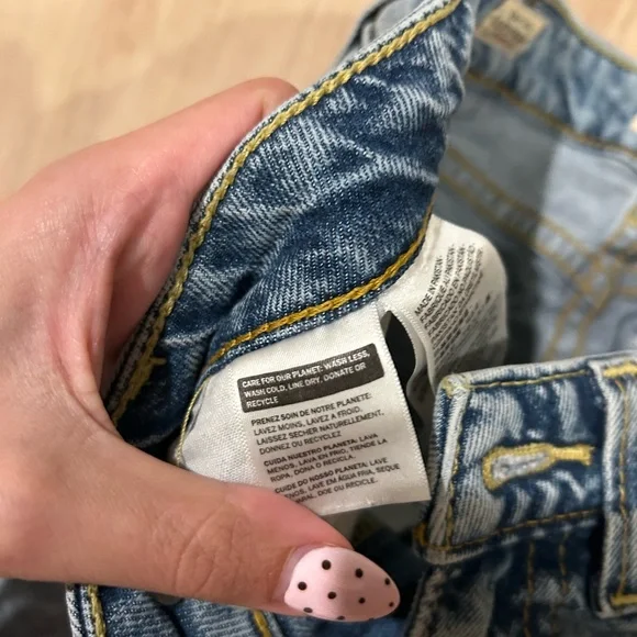 Levis Premium Noughties Bootcut Jeans Womens 27" x 30” Y2K Flap Pocket Blue City - Picture 4 of 7